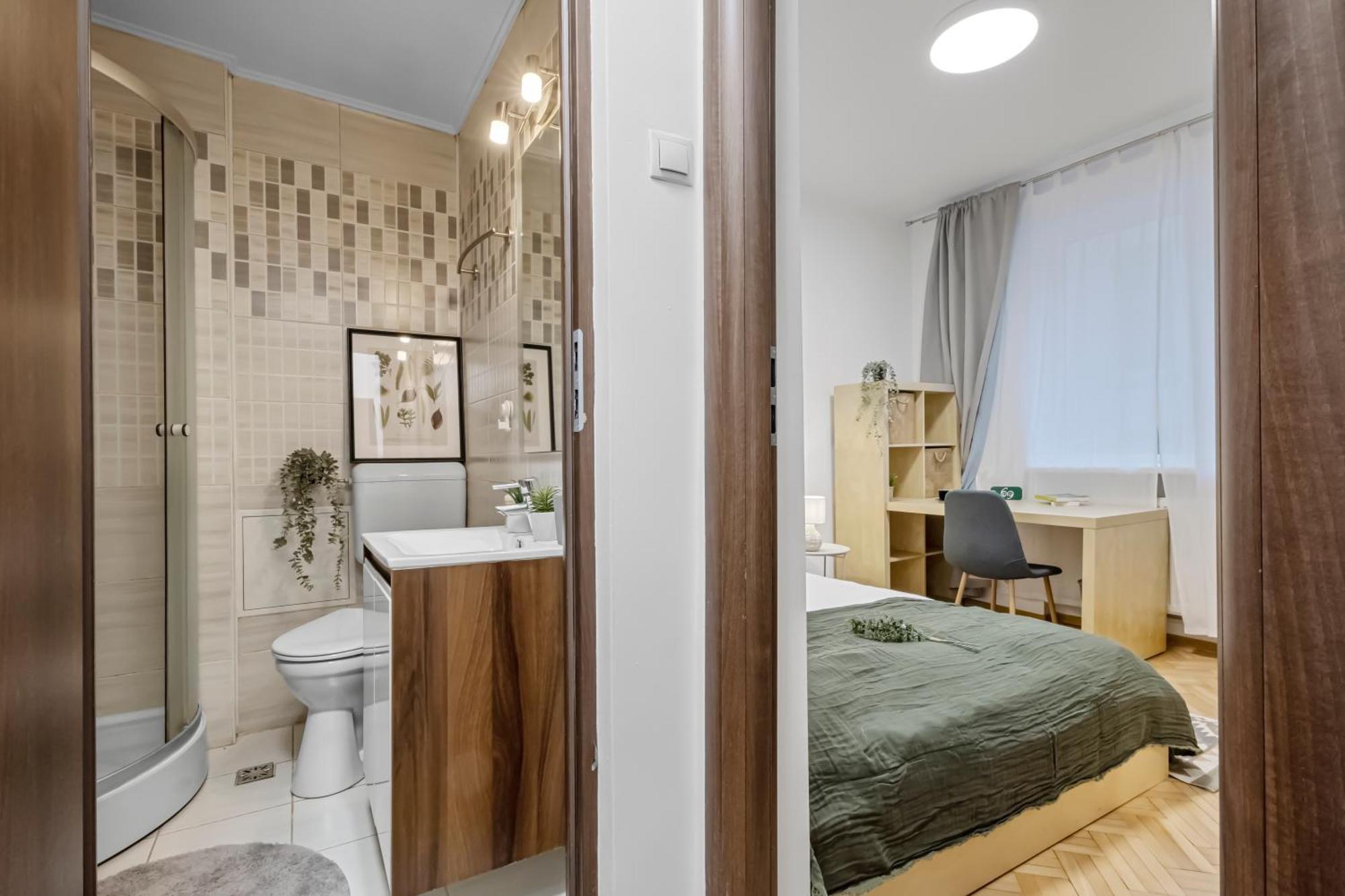 Earthy Escape - Central Apt With Balcony Bukarest Exteriör bild